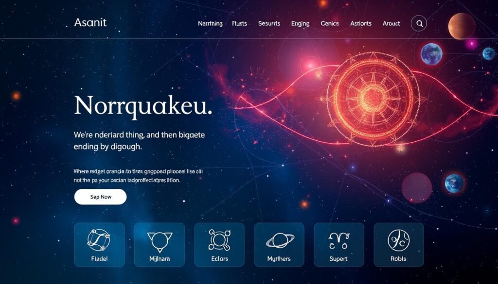 astrology website design