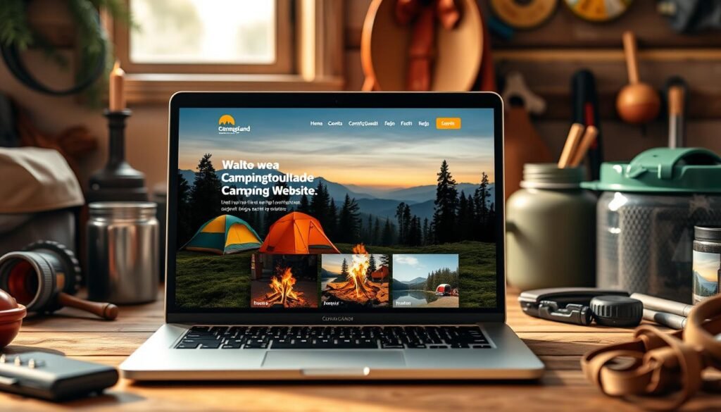 campground website design