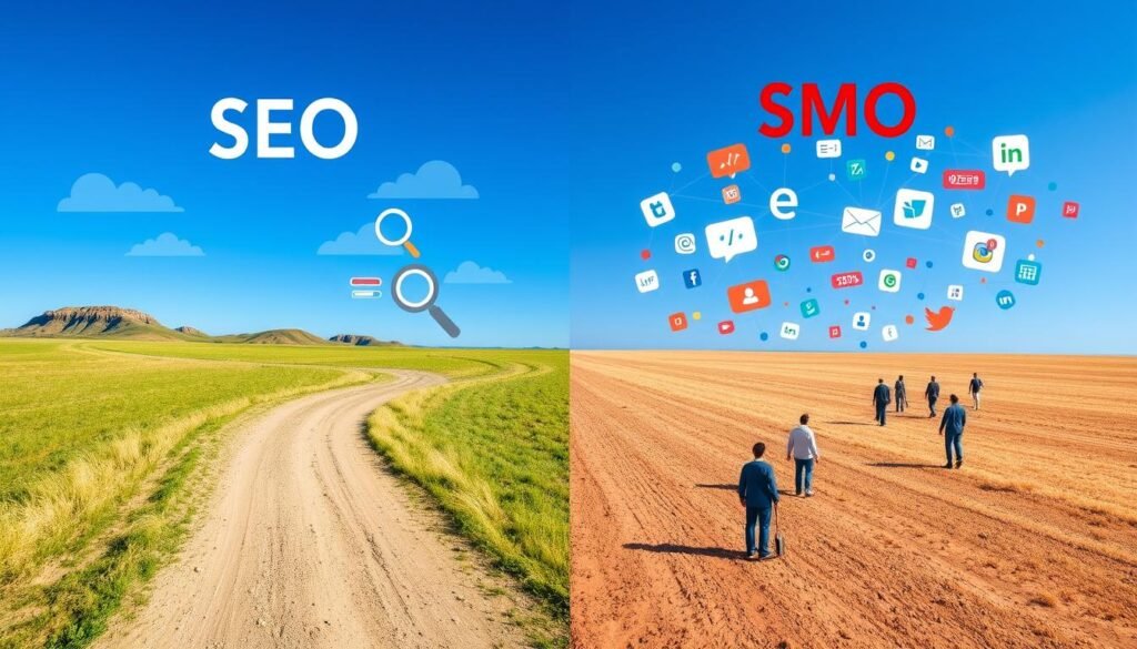 difference between seo & smo