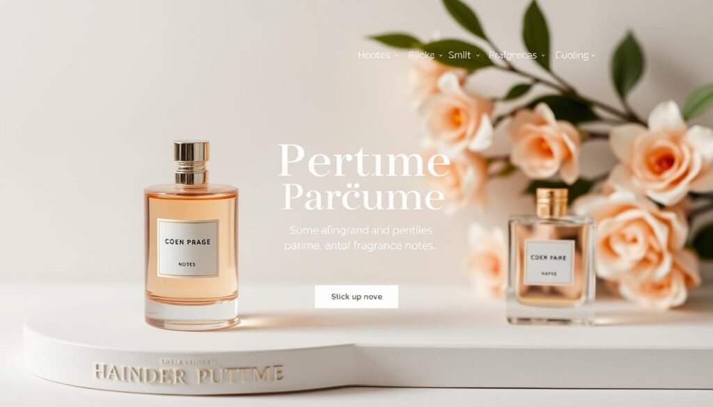 perfume website design