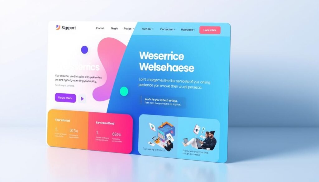 website card design