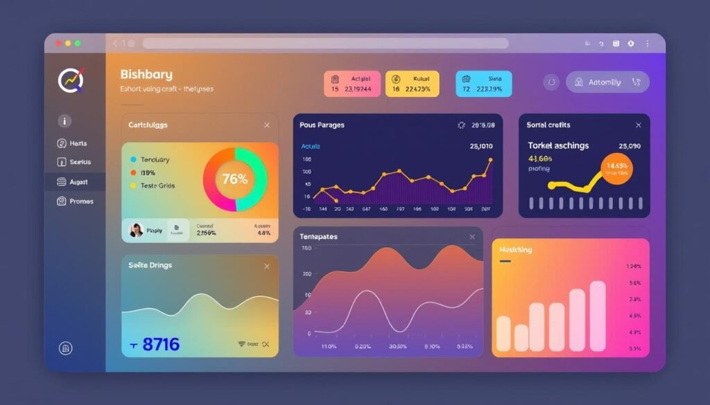 website dashboard design