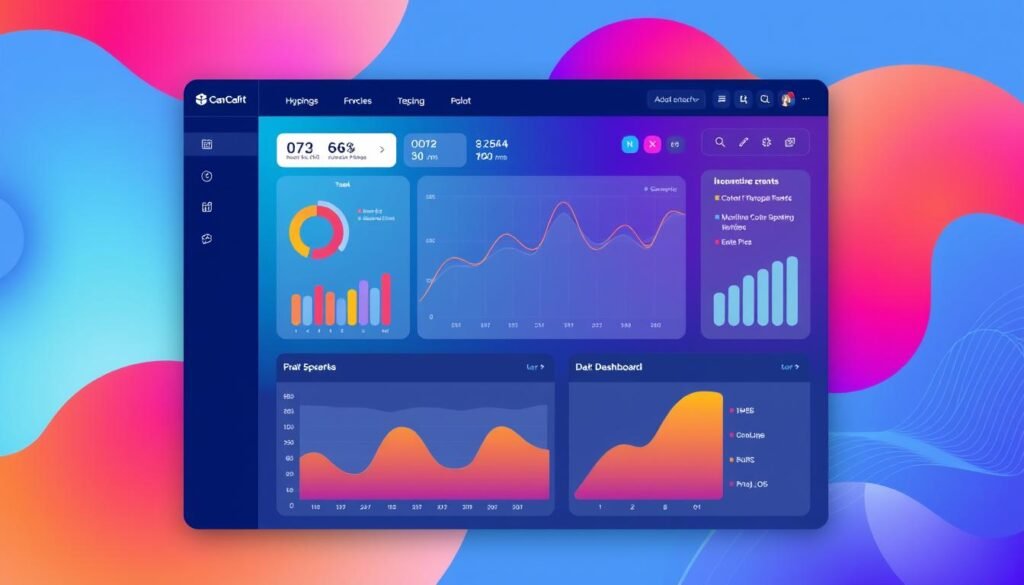 website dashboard design